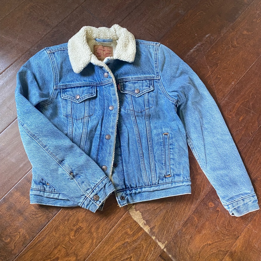 Levi denim wool jacket